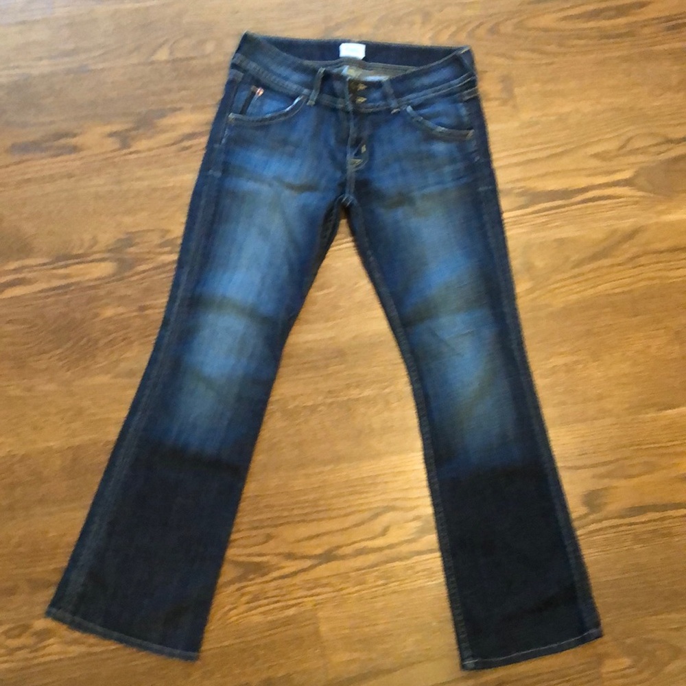 Hudson low waist boot cut jeans